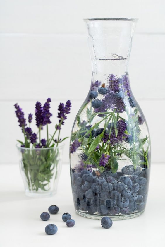 Fruchtwasser-Lavendel-Heidelbeere Was sind die Vorteile von Fruchtwasser?