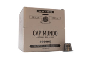 Boite de 100 capsules de café Dark Ebene Cap Mundo