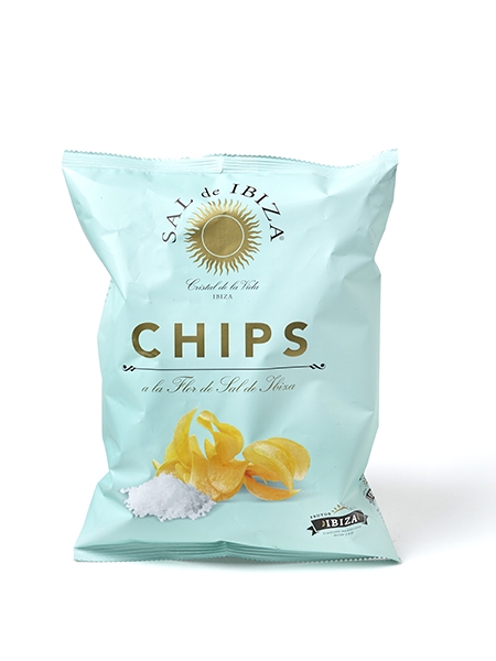 Chips with fleur de sel