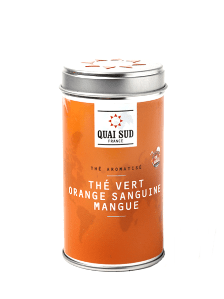 Thé vert glacé Orange Sanguine-Mangue Quai Sud